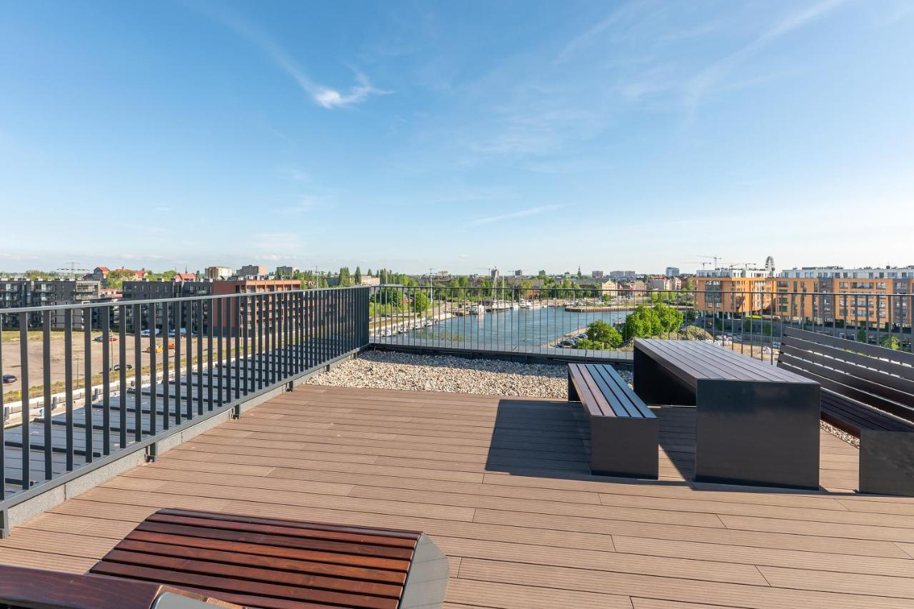 Chlebova - Riverside View Terrace, Free Parking, Gym & Kidsplay By Downtown Apartments Gdansk Exterior photo