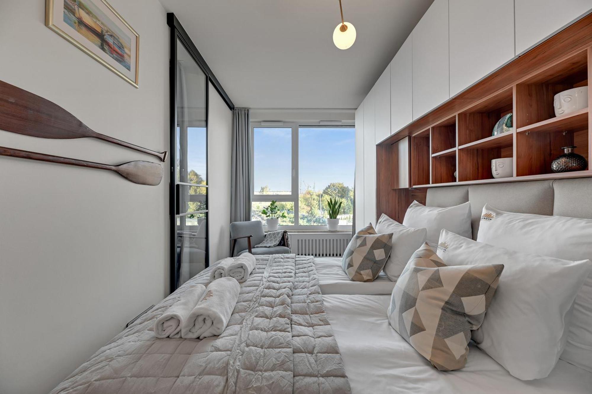 Chlebova - Riverside View Terrace, Free Parking, Gym & Kidsplay By Downtown Apartments Gdansk Room photo