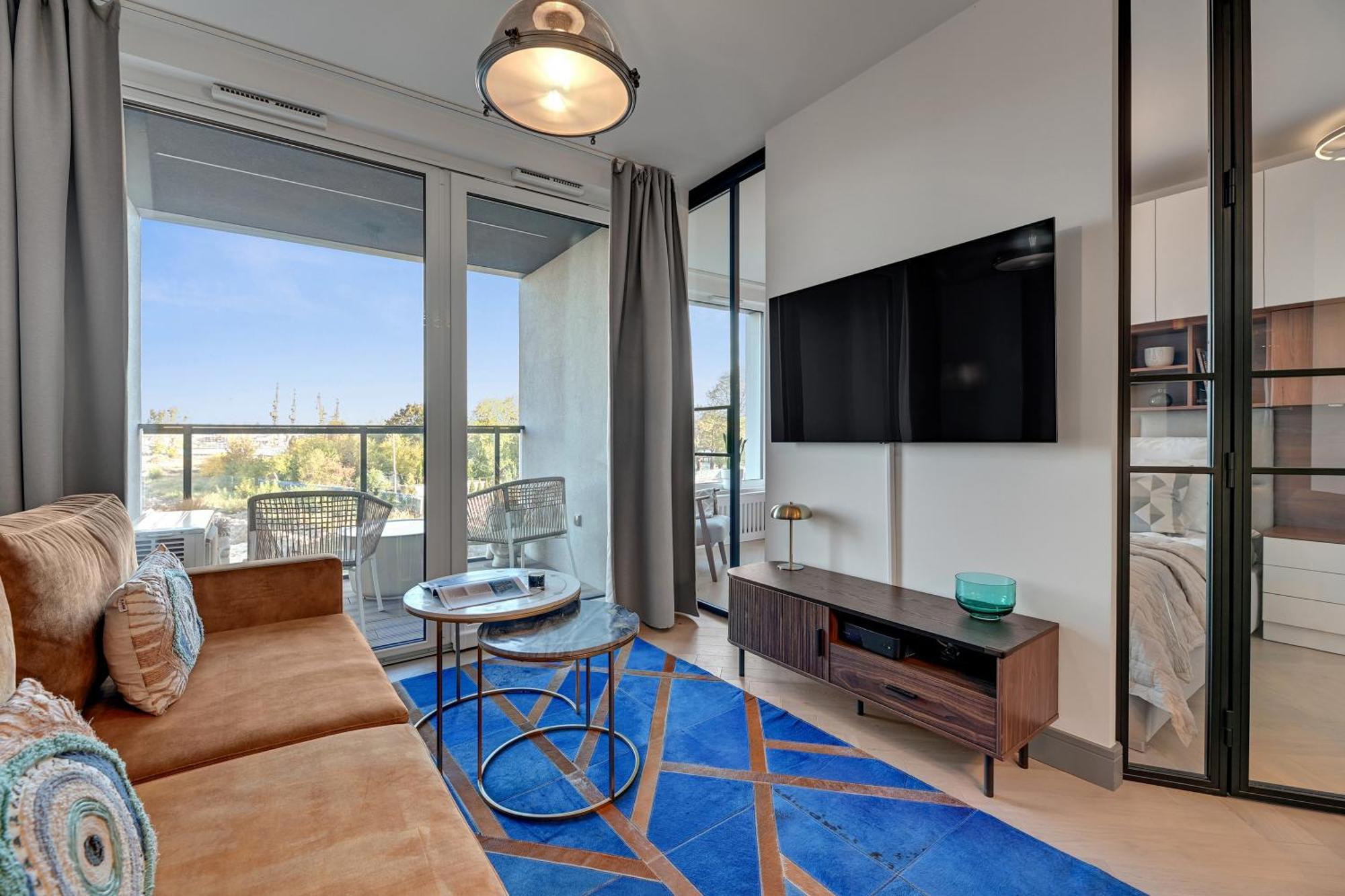 Chlebova - Riverside View Terrace, Free Parking, Gym & Kidsplay By Downtown Apartments Gdansk Room photo