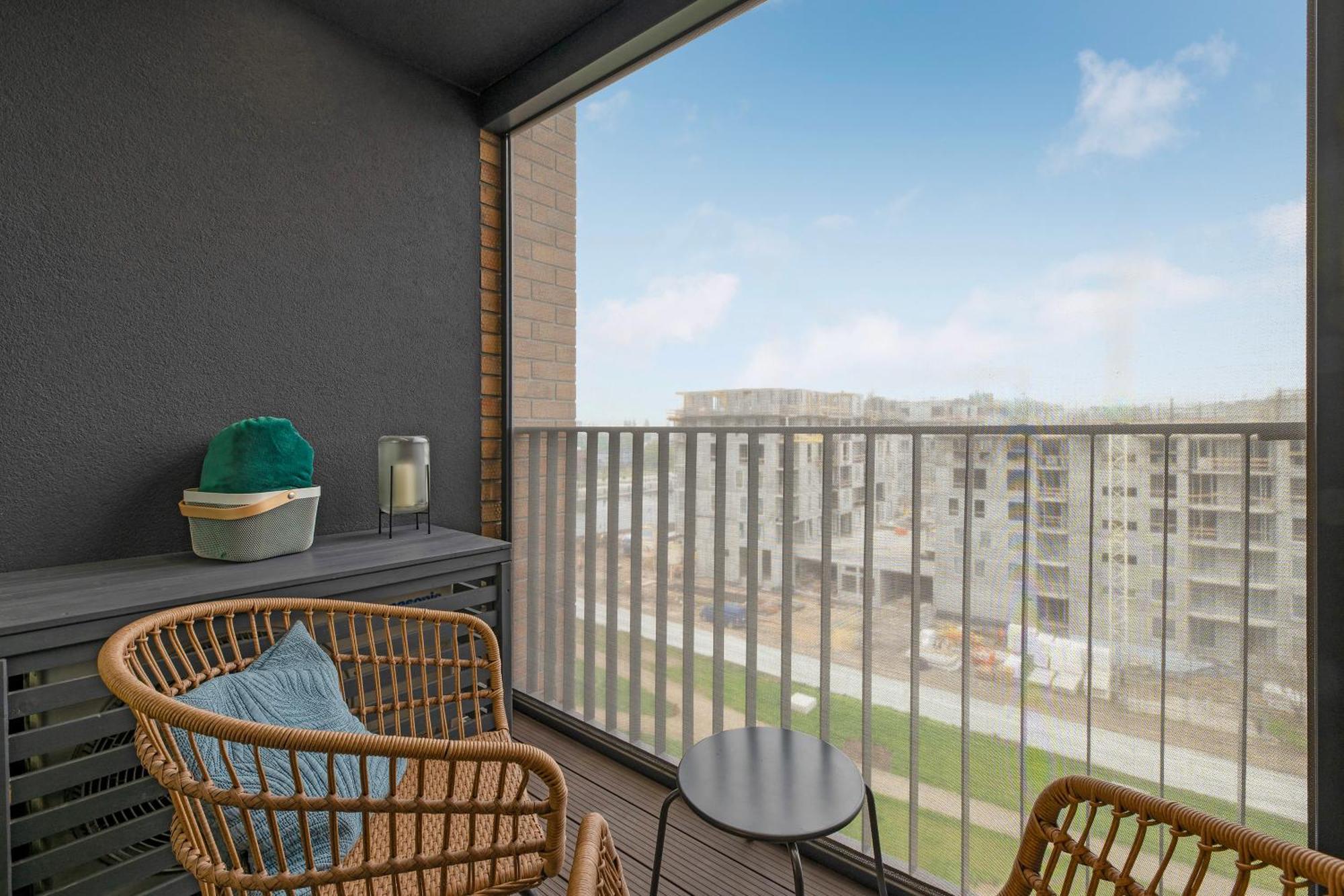 Chlebova - Riverside View Terrace, Free Parking, Gym & Kidsplay By Downtown Apartments Gdansk Exterior photo