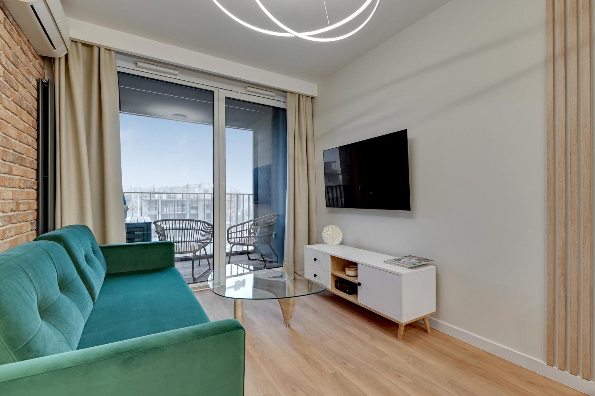 Chlebova - Riverside View Terrace, Free Parking, Gym & Kidsplay By Downtown Apartments Gdansk Exterior photo